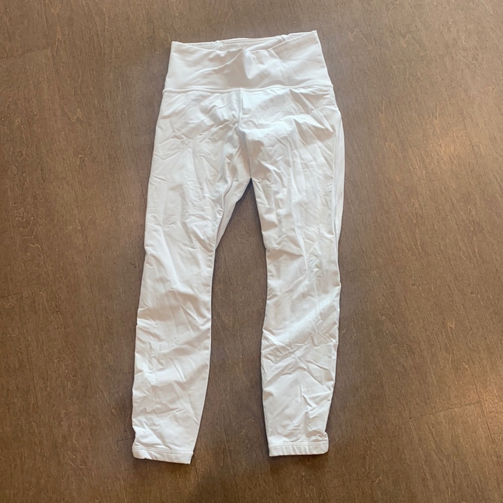 Lululemon Mid-Rise Leggings in White